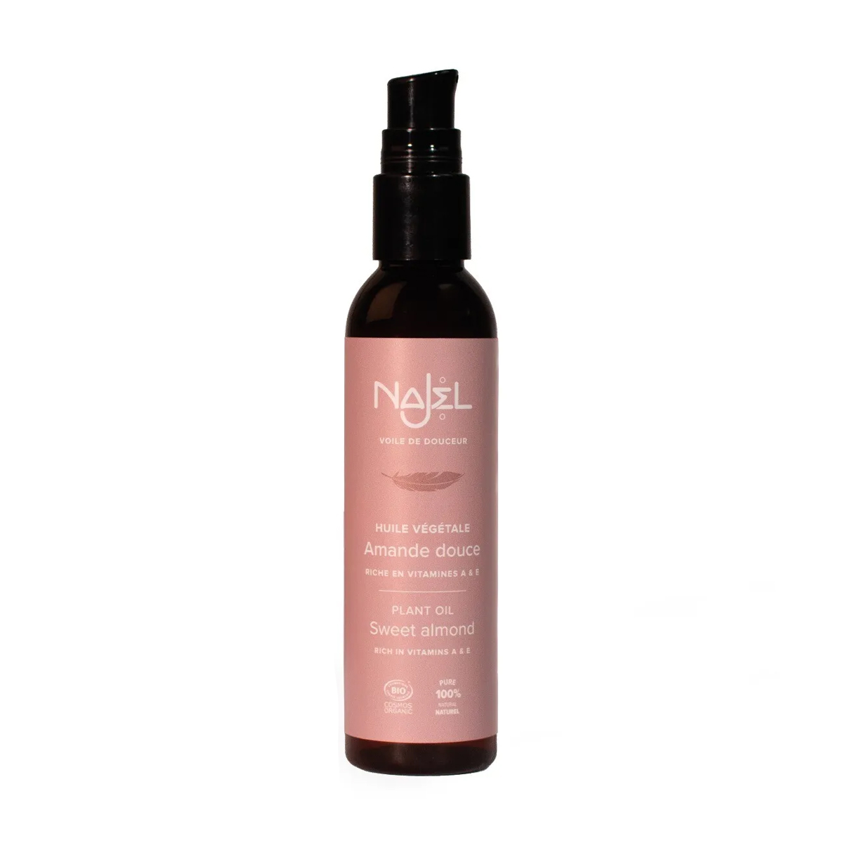 Органічна олія солодкого мигдалю для обличчя та волосся Najel Sweet Almond Oil, 80 мл